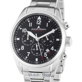 Ceas Jacques&nbsp;Lemans Jacques Lemans 42-2C Barcelona Mens Chronograph 42mm 10ATM