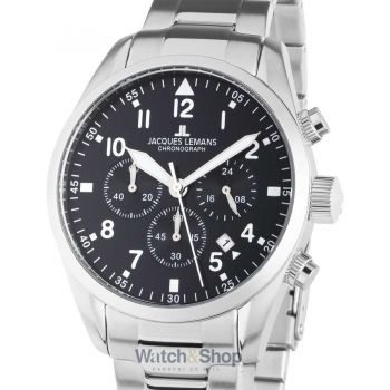 Ceas Jacques&nbsp;Lemans Jacques Lemans 42-2D Barcelona Mens Chronograph 42mm 10ATM