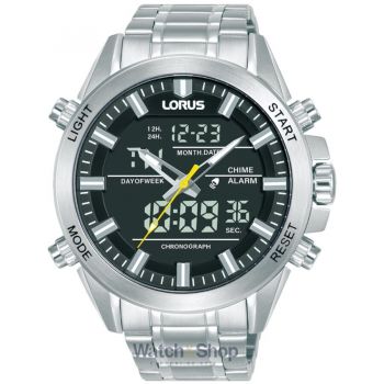 Ceas Lorus Lorus RW663AX9 Mens Watch Analog-Digital Alarm Chronograph 45mm 10ATM