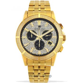 Ceas Louis&nbsp;XVI Louis XVI LXVI1037 Majeste Iced Out Chronograph mens watch 43mm 5ATM