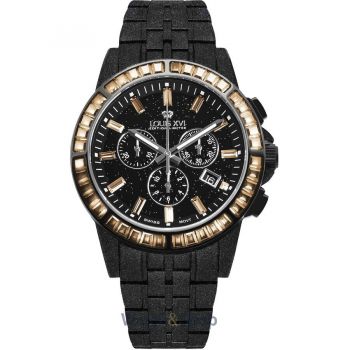 Ceas Louis&nbsp;XVI Louis XVI LXVI1183 Mens Watch Majeste Frosted Iced Out Chronograph 43mm 10ATM