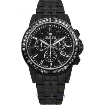 Ceas Louis&nbsp;XVI Louis XVI LXVI1184 Mens Watch Majeste Frosted Iced Out Chronograph 43mm 10ATM
