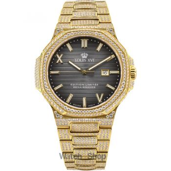 Ceas Louis&nbsp;XVI Louis XVI LXVI1602 Mens Watch Renaissance Iced Out Limited 40mm 5ATM