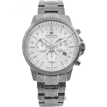 Ceas Louis&nbsp;XVI Louis XVI LXVI1821 Mens Watch Palais Royale Chronograph 43mm 10ATM