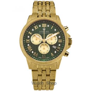 Ceas Louis&nbsp;XVI Louis XVI LXVI3601 Mens Watch Aramis Frosted 2.0 Diamond Chronograph 43mm 5ATM