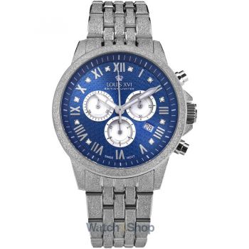 Ceas Louis&nbsp;XVI Louis XVI LXVI3623 Mens Watch Aramis Frosted 2.0 Diamond Chronograph 43mm 5ATM