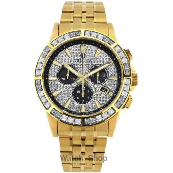 Ceas Louis&nbsp;XVI Louis XVI XLXVI1130 Mens Watch Majesté Iced Out Baguette Chronograph 43mm 5ATM