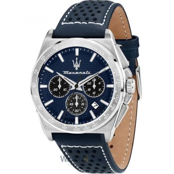 Ceas Maserati Maserati R8871652001 Mens Watch Velocità Chronograph 43mm 10ATM