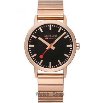 Ceas Mondaine Mondaine A660.30360.16SBR Classic Black And pink 40mm 3ATM