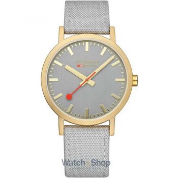Ceas Mondaine Mondaine A660.30360.80SBU Classic Gray And Gold 40mm 3ATM