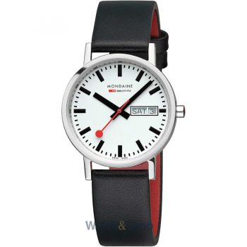 Ceas Mondaine Mondaine A667.30314.11SBBV Classic SBB Day-Date vegan 36mm 3ATM