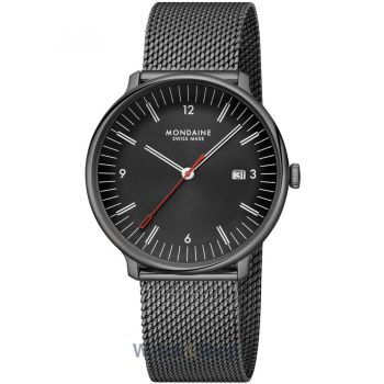 Ceas Mondaine Mondaine MLE.41220.SM  Mens Watch Doppio 41mm 5ATM