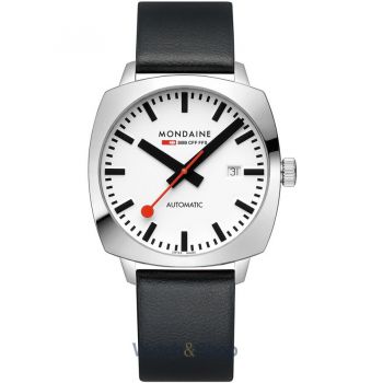Ceas Mondaine Mondaine MSL.3961B.LBV Mens Watch Cushion Automatic 39mm 10ATM