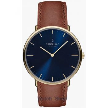 Ceas Nordgreen Nordgreen NR40GOLEBRNA Mens Watch Native 40mm 3ATM