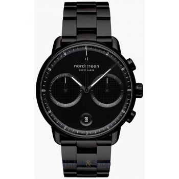 Ceas Nordgreen Nordgreen PI42BL3LBLTB Mens Watch Pioneer Chronograph 42mm 10ATM