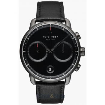 Ceas Nordgreen Nordgreen PI42GMLEBLBL Mens Watch Pioneer Chronograph 42mm 10ATM