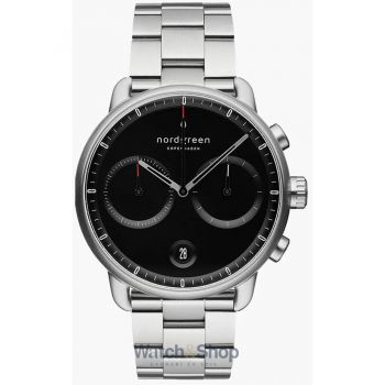 Ceas Nordgreen Nordgreen PI42SI3LSIBL Mens Watch Pioneer Chronograph 42mm 10ATM