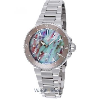 Ceas Oris Oris 01 733 7770 4150-Set Ladies Watch Aquis Date Automatic 36 5mm 30ATM