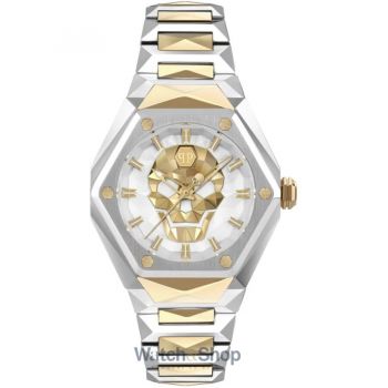 Ceas Philipp&nbsp;Plein Philipp Plein PWADA0424 Ladies Watch $kull Spikes Lady 40mm 5ATM