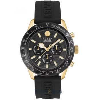 Ceas Philipp&nbsp;Plein Philipp Plein PWPYA0224 Mens Watch Pleinmeter Chronograph 44mm 5ATM