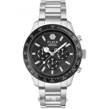 Ceas Philipp&nbsp;Plein Philipp Plein PWPYA0424 Mens Watch Pleinmeter Chronograph 44mm 5ATM