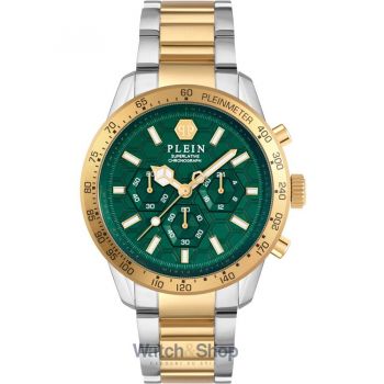 Ceas Philipp&nbsp;Plein Philipp Plein PWPYA0524 Mens Watch Pleinmeter Chronograph 44mm 5ATM