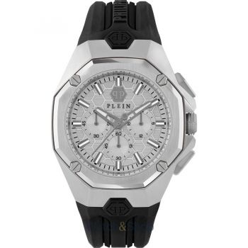Ceas Philipp&nbsp;Plein Philipp Plein PWTBA0123 Mens Watch Octagon Chronograph 45mm 5ATM