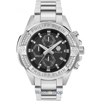 Ceas Philipp&nbsp;Plein Philipp Plein PWWFA0425 Mens Watch The $kull Chrono 45mm 5ATM