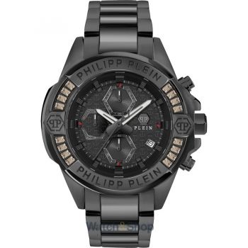 Ceas Philipp&nbsp;Plein Philipp Plein PWWFA0725 Mens Watch The $kull Chrono 45mm 5ATM
