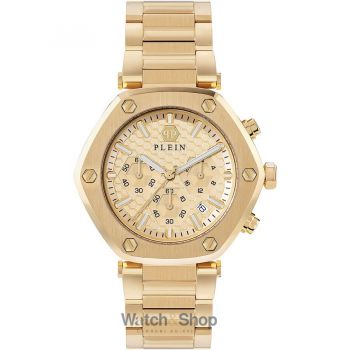 Ceas Philipp&nbsp;Plein Philipp Plein PWZBA0523 The Hexagon Chronograph Unisex Watch 42mm 5ATM