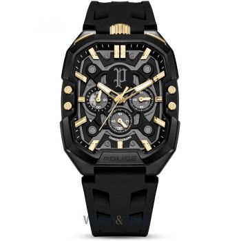Ceas Police Police PEWGO0092204-SET Mens Watch Bullhead Chronograph Set 43mm 5ATM