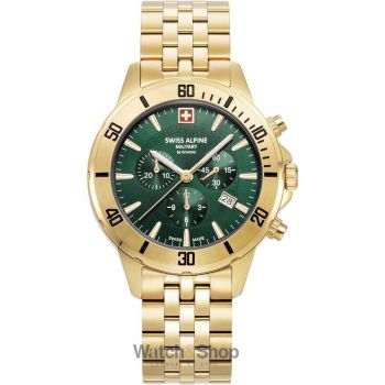 Ceas Swiss&nbsp;Alpine&nbsp;Military Swiss Alpine Military 7024.9114 Mens Watch Cruiser Chronograph 44mm 10ATM