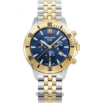 Ceas Swiss&nbsp;Alpine&nbsp;Military Swiss Alpine Military 7024.9145 Mens Watch Cruiser Chronograph 44mm 10ATM