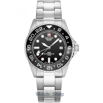 Ceas Swiss&nbsp;Alpine&nbsp;Military Swiss Alpine Military 7052.1122 Mens Watch Nautilus GMT 42mm 10ATM