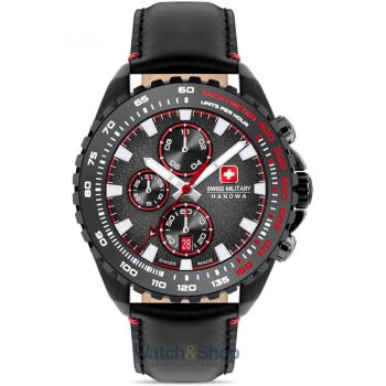 Ceas Swiss&nbsp;Military&nbsp;Hanowa Swiss Military Hanowa SMWGC0001832 Mens Watch Stone Marten Chrono 45mm 10ATM