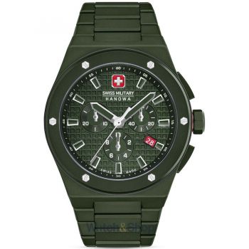 Ceas Swiss&nbsp;Military&nbsp;Hanowa Swiss Military Hanowa SMWGI0002282 Mens Watch Sidewinder Ceramic Chronograph 43mm 10ATM