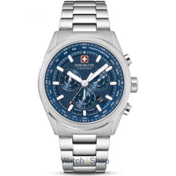 Ceas Swiss&nbsp;Military&nbsp;Hanowa Swiss Military Hanowa SMWGI0004205 Mens Watch Navalus Pro Chrono 43mm 10ATM