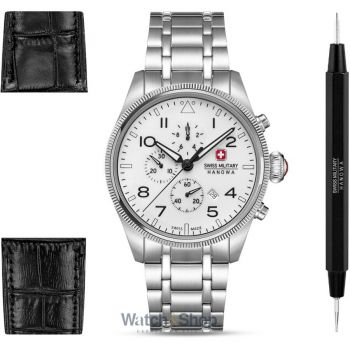 Ceas Swiss&nbsp;Military&nbsp;Hanowa Swiss Military Hanowa SMWGI0005701-SET Mens Watch Thunderbolt Northern Night Chronograph Set 43mm 10 ATM