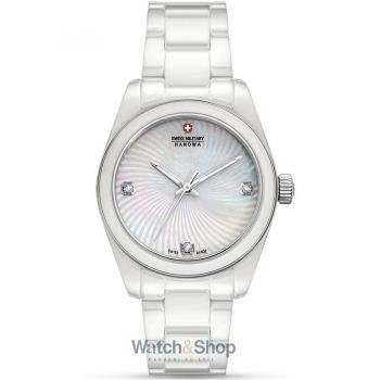 Ceas Swiss&nbsp;Military&nbsp;Hanowa Swiss Military Hanowa SMWLG0005101 Ladies Watch Swiss Recruit Lady Ceramic 32mm 5ATM