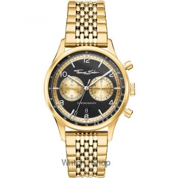 Ceas Thomas&nbsp;Sabo Thomas Sabo WA0376-264-203 Rebel at Heart Chronograph Mens Watch 40mm 3ATM