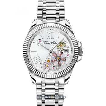 Ceas Thomas&nbsp;Sabo Thomas Sabo WA0381-201-201 Ladies Watch Flowers 33mm 5ATM