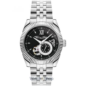 Ceas Thomas&nbsp;Sabo Thomas Sabo WA0411-201-203 Mens Watch Automatic Watch with Black dial 41mm 5ATM