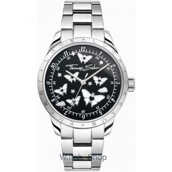 Ceas Thomas&nbsp;Sabo Thomas Sabo WA0432-201-203-34 Ladies Watch Butterflies silver colored 34mm 10ATM