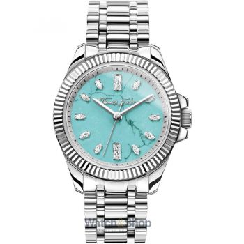 Ceas Thomas&nbsp;Sabo Thomas Sabo WA0435 Ladies Watch Divine Jewellery Stone Silver-Colored 33mm 5ATM