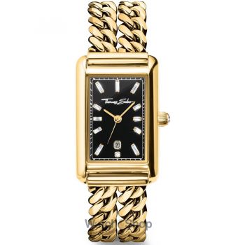 Ceas Thomas&nbsp;Sabo Thomas Sabo WA0452-291-203 Ladies Watch Elegance Black 22mm 3ATM