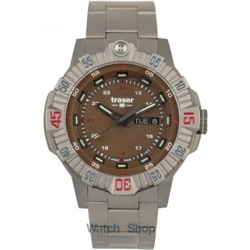 Ceas Traser Traser H3 110668 Tactical Brown Titan Mens Watch 46mm 20ATM