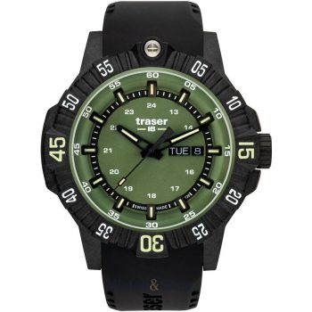 Ceas Traser Traser H3 110727 P99 Q Tactical Green 46mm 20ATM