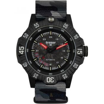 Ceas Traser Traser H3 110960 Mens Watch P99 A Tactical Carbon Automatic 46mm 20ATM