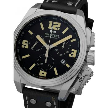 Ceas TW&nbsp;Steel TW-Steel TW1111 Canteen Chronograph Mens Watch 46mm 10ATM