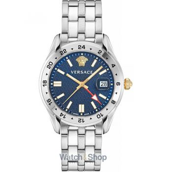 Ceas Versace Versace VE7C00523 Mens Watch Greca Time GMT 41mm 5ATM